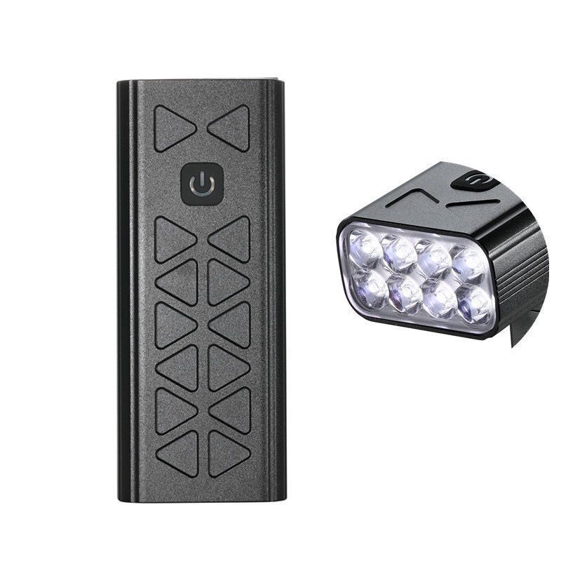 NiteBeam BR08 8LED 10000 lumenów USB akumulator ładowalna lampka rowerowa do jazdy nocą i miejskiego rowerowania