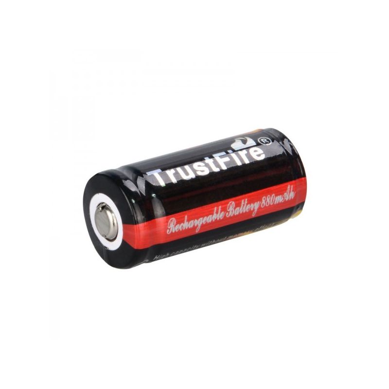 Akumulator TrustFire 16340 CR123A 3.7V 880mAh zrównoważona energia wszechstronna kompatybilność