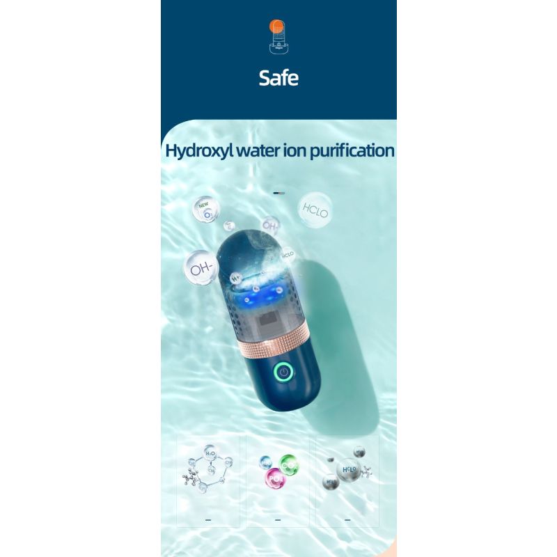 Donlim Dezynfekcja Warzywa Ozonizator Bezpieczne Posiłki Intuicyjny Design Akumulator do Kuchni