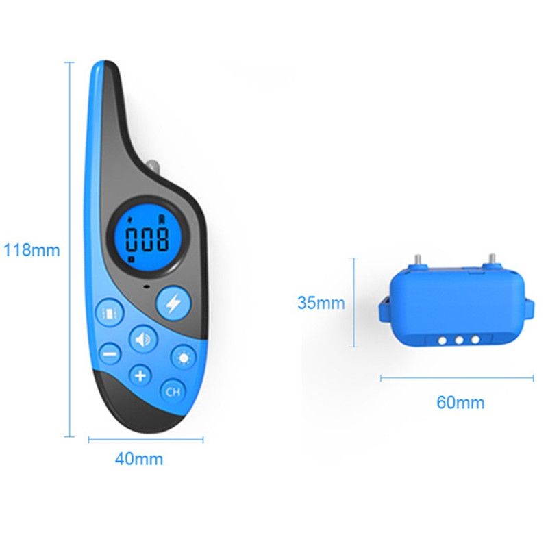 Nowa obroża treningowa dla psów 2021 wodoodporna 500m z LCD i obsługą wielu psów idealna do korekty zachowania