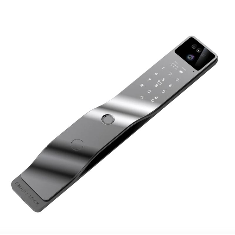 Inteligentny Zamek do Drzwi Tuya Wifi 3D Face z Wbudowaną Kamerą i Rozpoznawaniem Twarzy dla Bezpieczeństwa Domu