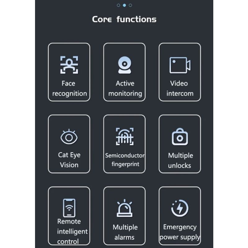 Inteligentny Zamek do Drzwi Tuya Wifi 3D Face z Wbudowaną Kamerą i Rozpoznawaniem Twarzy dla Bezpieczeństwa Domu