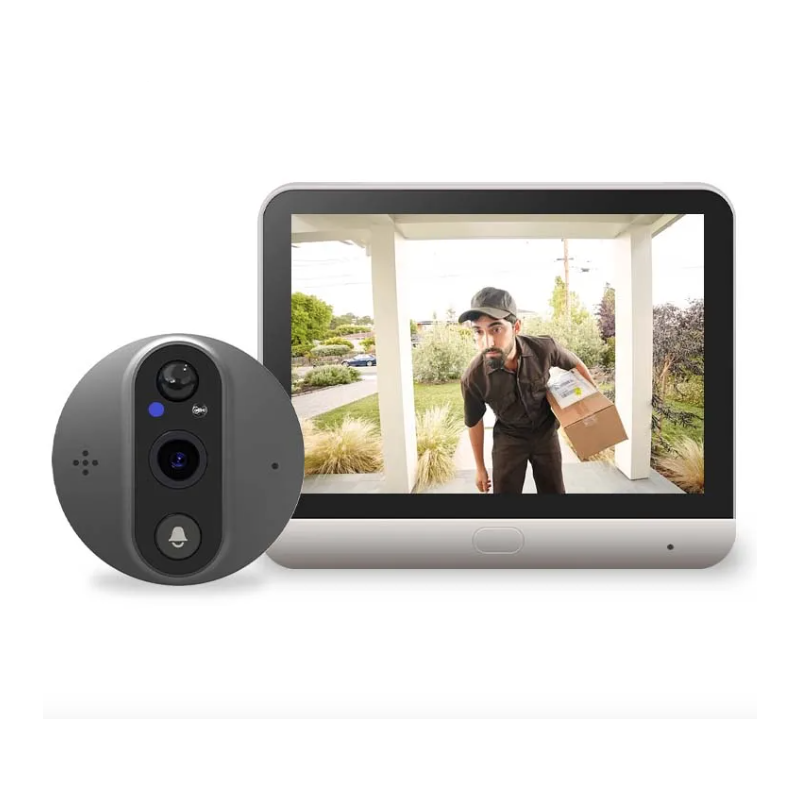 Tuya Smart 1080P WiFi wizjer kamera wideo z czujnikiem ruchu PIR noktowizor kąt widzenia 120 stopni bezpieczeństwo