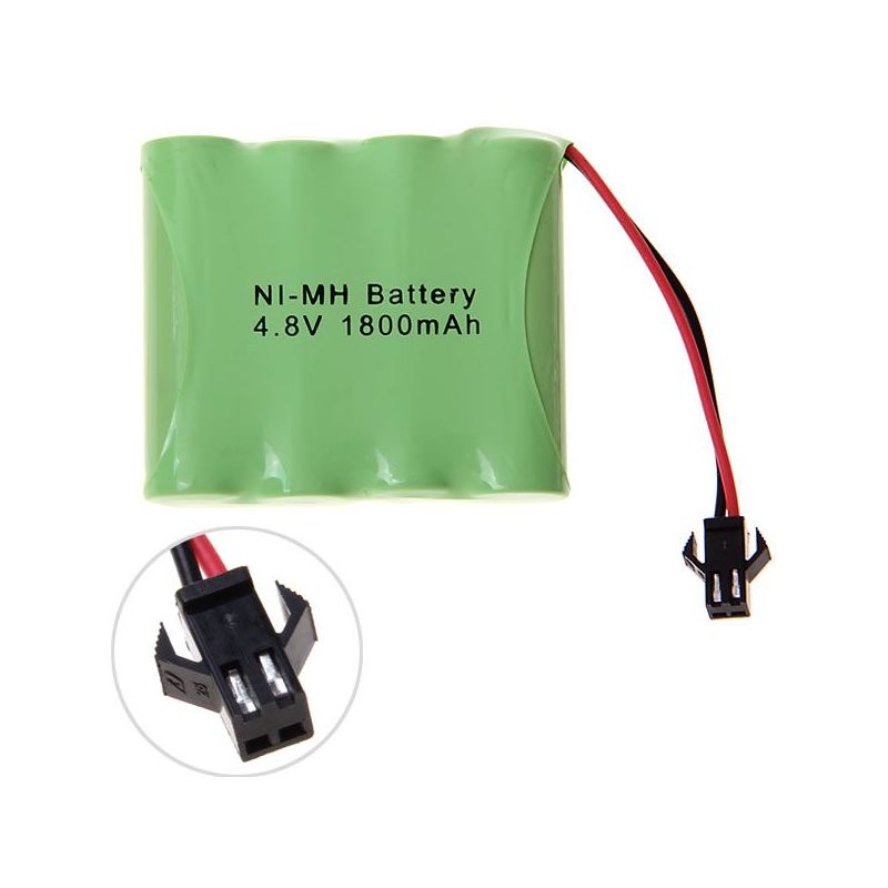 Akumulator Ni-MH 4,8V AA 1800mAh z wtyczką SM przyjazny środowisku wysoka pojemność zasilanie zabawek