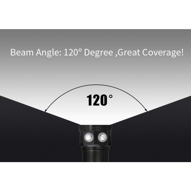 Wielofunkcyjna latarka LED UV do nurkowania QH14/QH27 18000-20000 lumenów trwała do eksploracji podwodnej