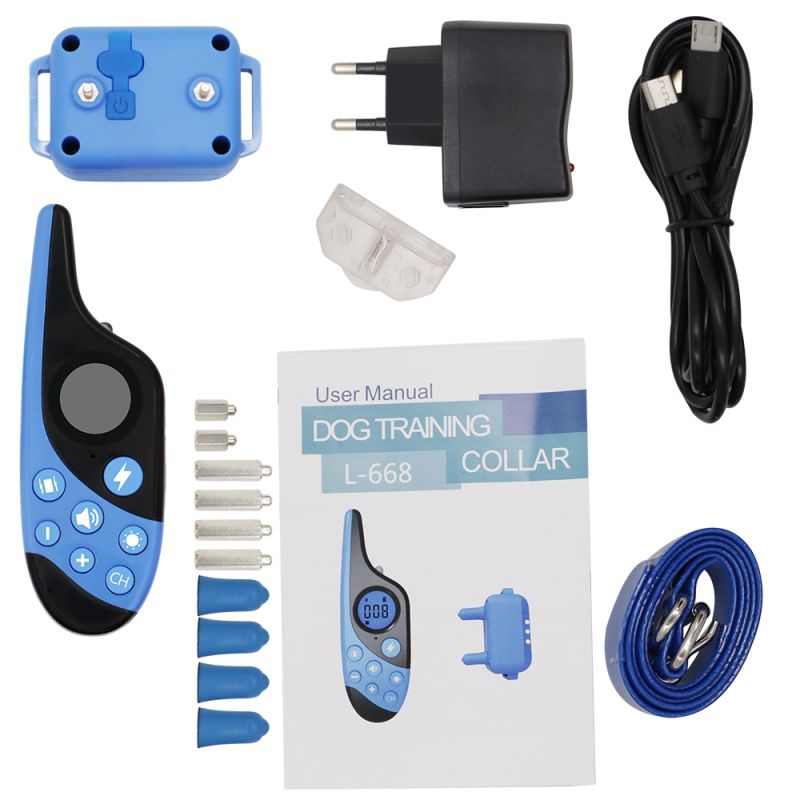 Nowa obroża treningowa dla psów 2021 wodoodporna 500m z LCD i obsługą wielu psów idealna do korekty zachowania