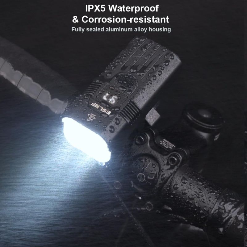 Lampka rowerowa USB-C 1200LM LED na przód MTB/Szosowa | Łatwy montaż, bezpieczna jazda nocą