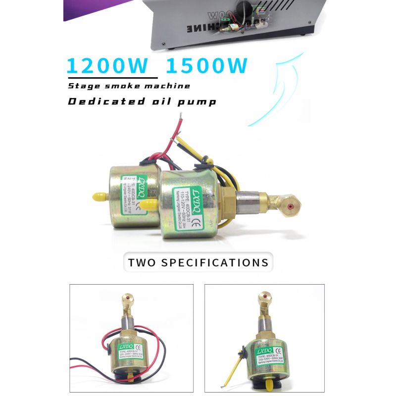 Pompka Olejowa Power Pump 55DCB elektromagnetyczna cicha praca precyzyjna kontrola oleju do maszyn dymowych