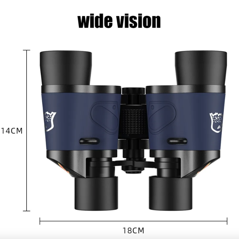 Lornetka 60x60 BAK4 przenośna mocna do obserwacji ptaków kompaktowy design wodoodporna najwyraźniejsza optyka