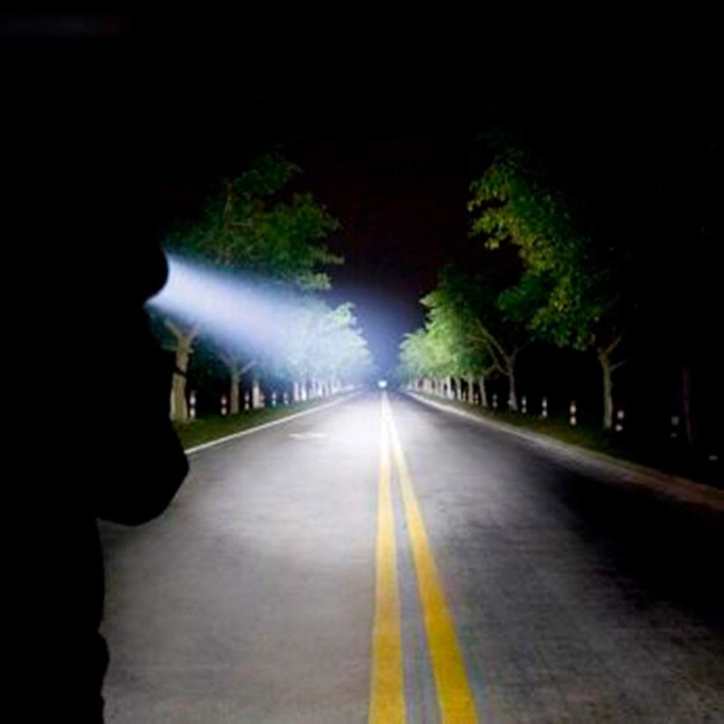 Latarka LED Sky Ray 18xT6 15000 lumenów ładowalna USB Type-C wytrzymała oświetlenie przenośne 4 tryby