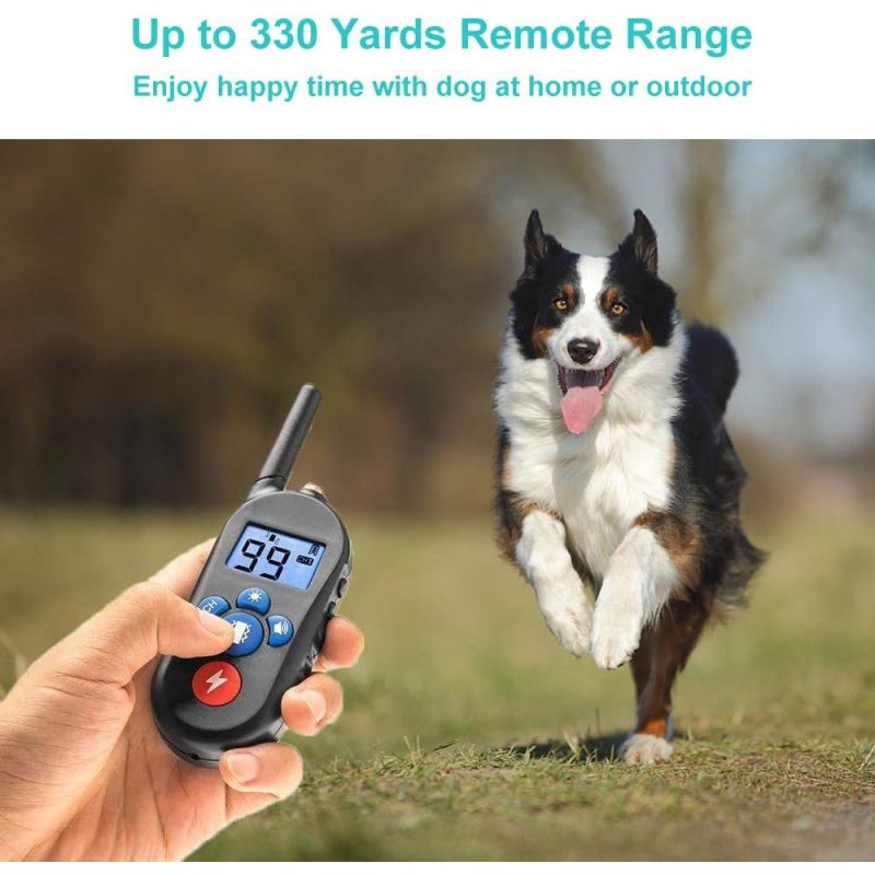 Elektryczna Obroża Treningowa 800m 3w1 Z Pilotem Dla Małych Średnich Dużych Psów Regulowane Tryby Wodoodporna