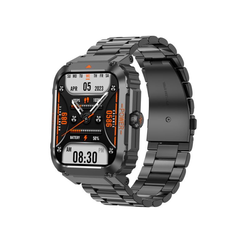 ET550 Inteligentny zegarek Glukoza we krwi EKG Temperatura ciala Cisnienie krwi Tlen we krwi Tetno Polaczenie Bluetooth Fitness Tracker