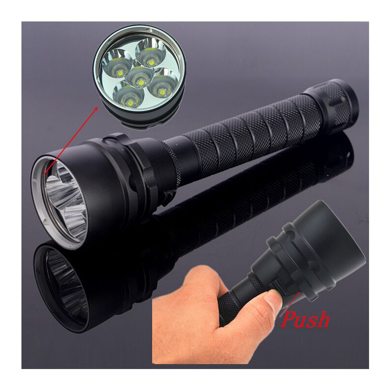 Nowy 100 M Wodoodporny 8000LM LED Latarka UltraFire Oświetlenie Podwodne Wytrzymała Konstrukcja Nurkowanie