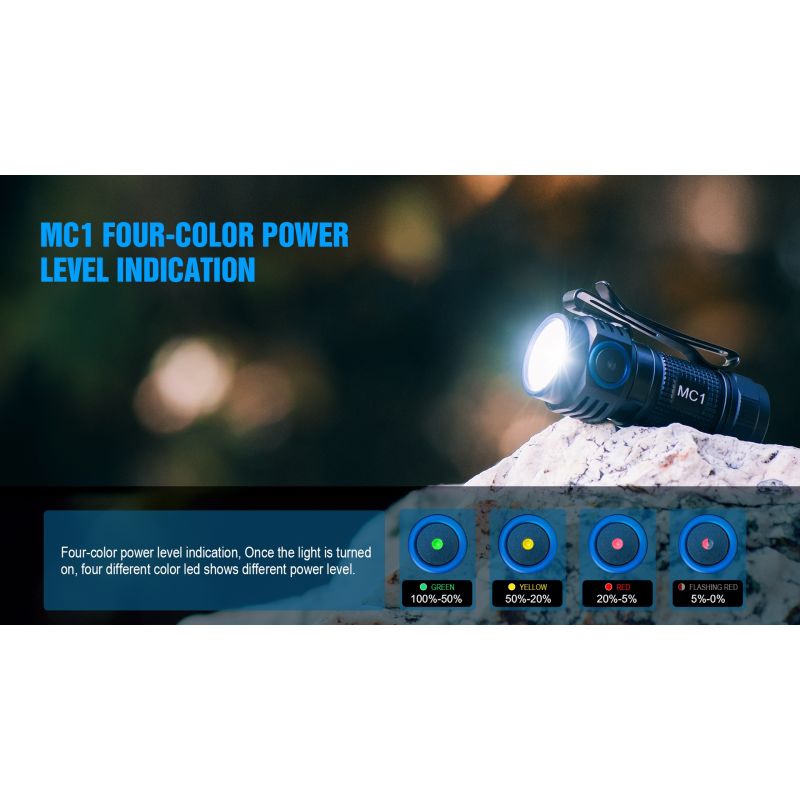 TrustFire MC1 Baton XP-L HI kompaktowa latarka LED 1000 lumenów magnetyczne ładowanie codzienne noszenie