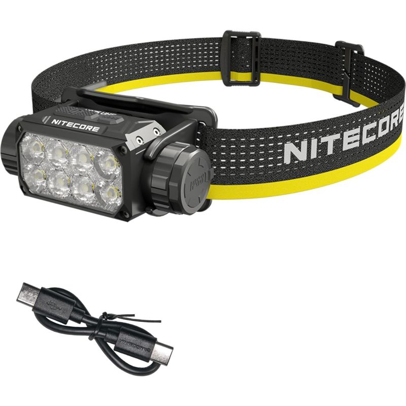 Nitecore HC75 latarka czołowa 3000 lumenów ładowalna USB-C, idealna na wędrówki i do pracy przemysłowej