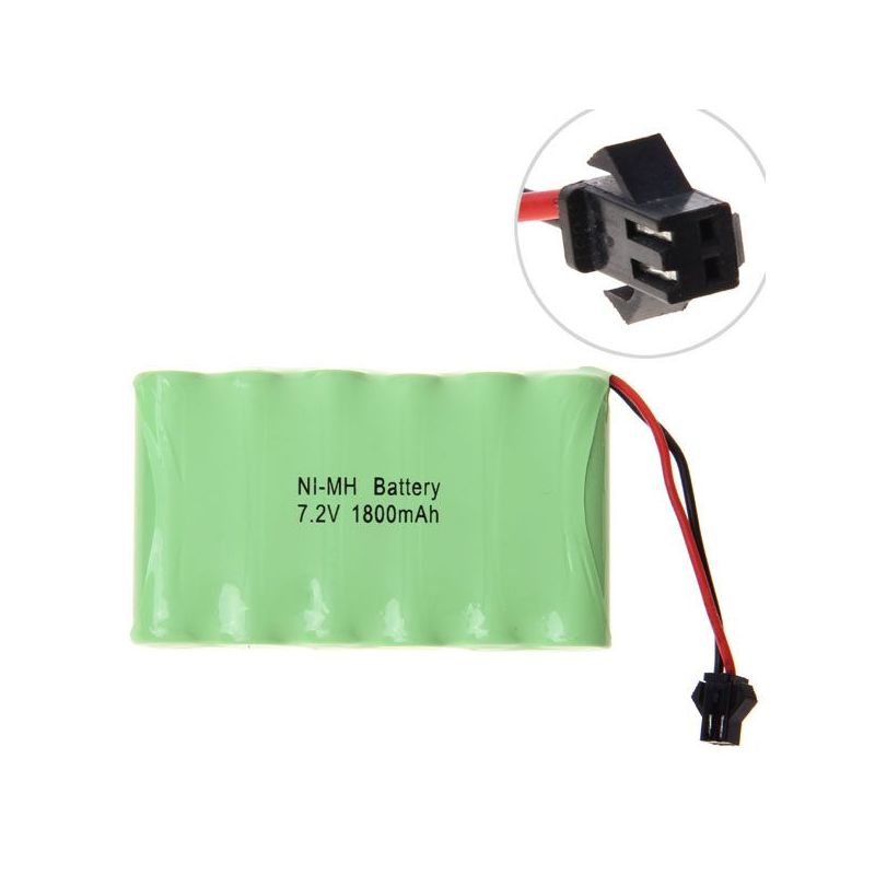 Akumulator Ni-MH 7.2V AA 1800mAh z wtyczką SM brak efektu pamięci przyjazne dla środowiska długa moc