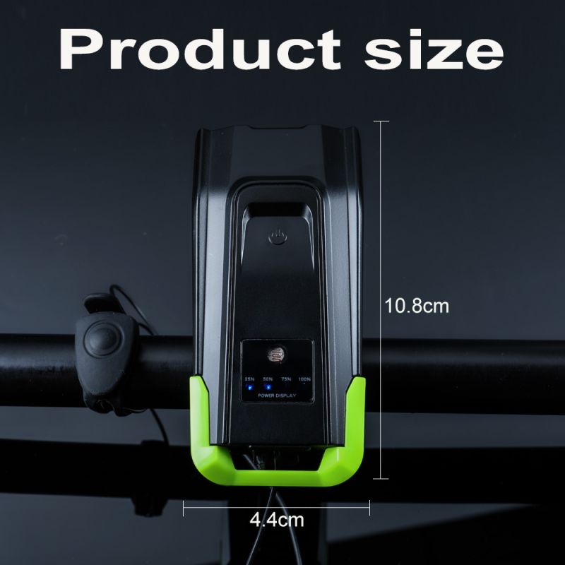 Lampy rowerowe Swiatla 2400 lumenów USB ładowanie wodoodporność IPX6 sześć trybów inteligentny tryb jazda nocna