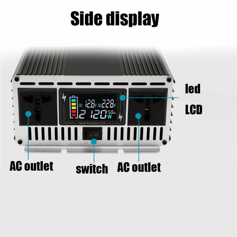 Przetwornica czystej fali sinusoidalnej 8000W DC 12V/24V AC 110V/220V do kamperów systemów off-grid dom