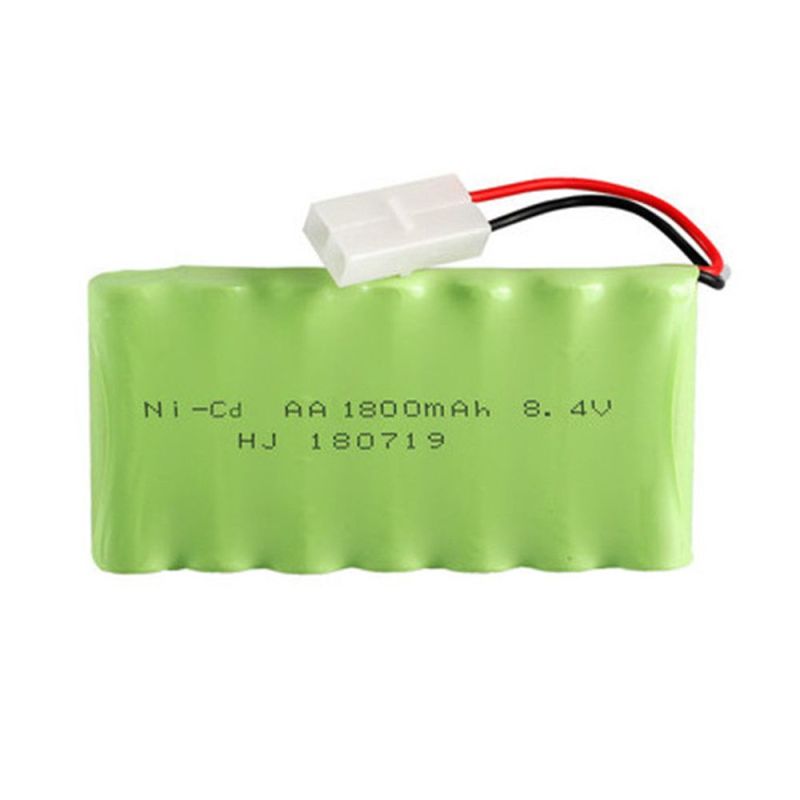 Ekologiczny akumulator 8,4V AA Ni-MH 1800mAh wysokiej jakości do zabawek dla dzieci i RC  szybkie ładowanie