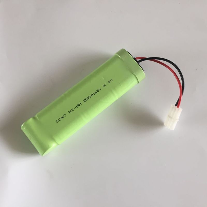 Akumulator 8,4V SC*7 2500mAh Ni-MH ekologiczna długotrwała bateria do modeli samolotów i pojazdów zdalnie sterowanych