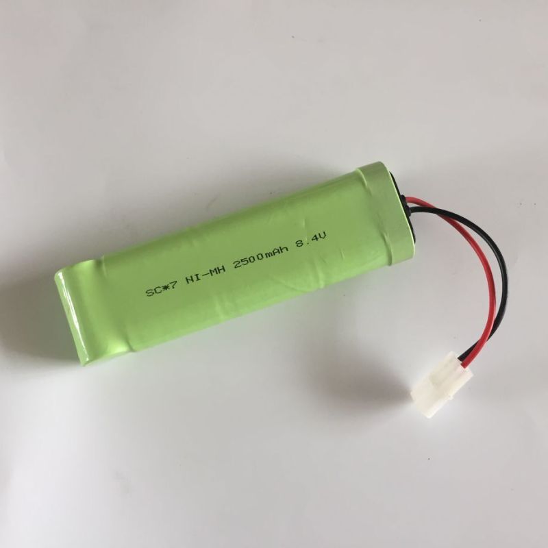 Akumulator 8,4V SC*7 2500mAh Ni-MH ekologiczna długotrwała bateria do modeli samolotów i pojazdów zdalnie sterowanych