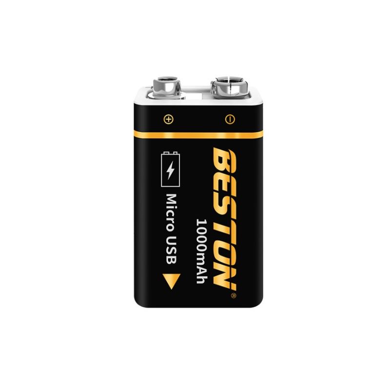 Ładowalna bateria Beston 9V akumulator do helikoptera RC Ekologiczna energia mikro USB 1000mAh zrównoważona