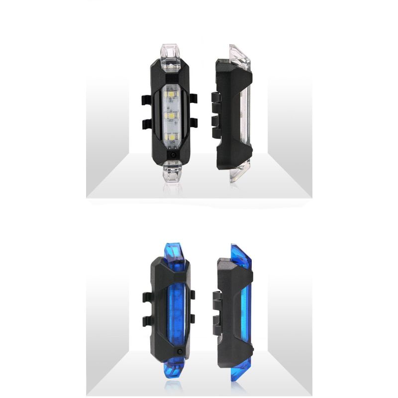 Przenośny USB akumulator LED tylne światło rowerowe wodoodporne z nowoczesnymi trybami migania łatwy montaż