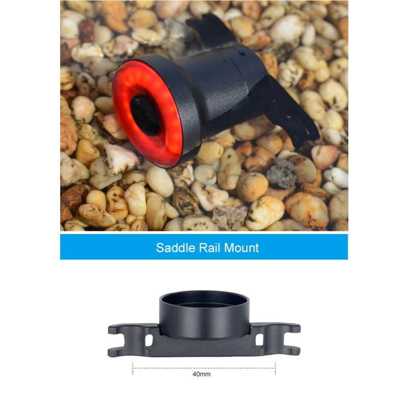 Xlite100 Inteligentna Tylna Lampa Rowerowa USB Super Jasne Diody LED COB Bezpieczeństwo Rowerowe Tryby Automatyczne