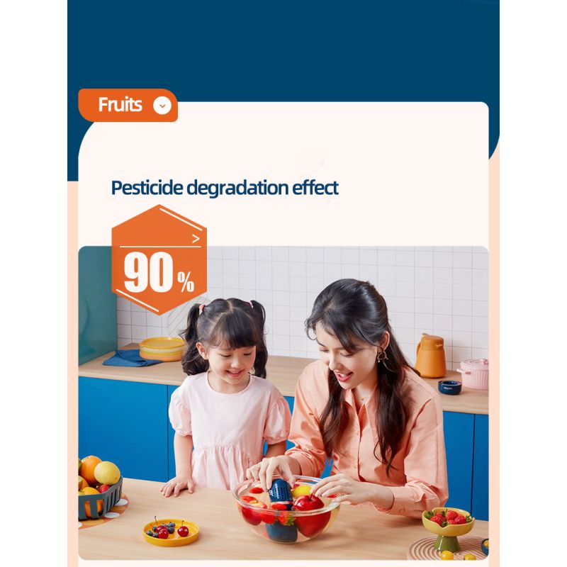 Donlim Dezynfekcja Warzywa Ozonizator Bezpieczne Posiłki Intuicyjny Design Akumulator do Kuchni