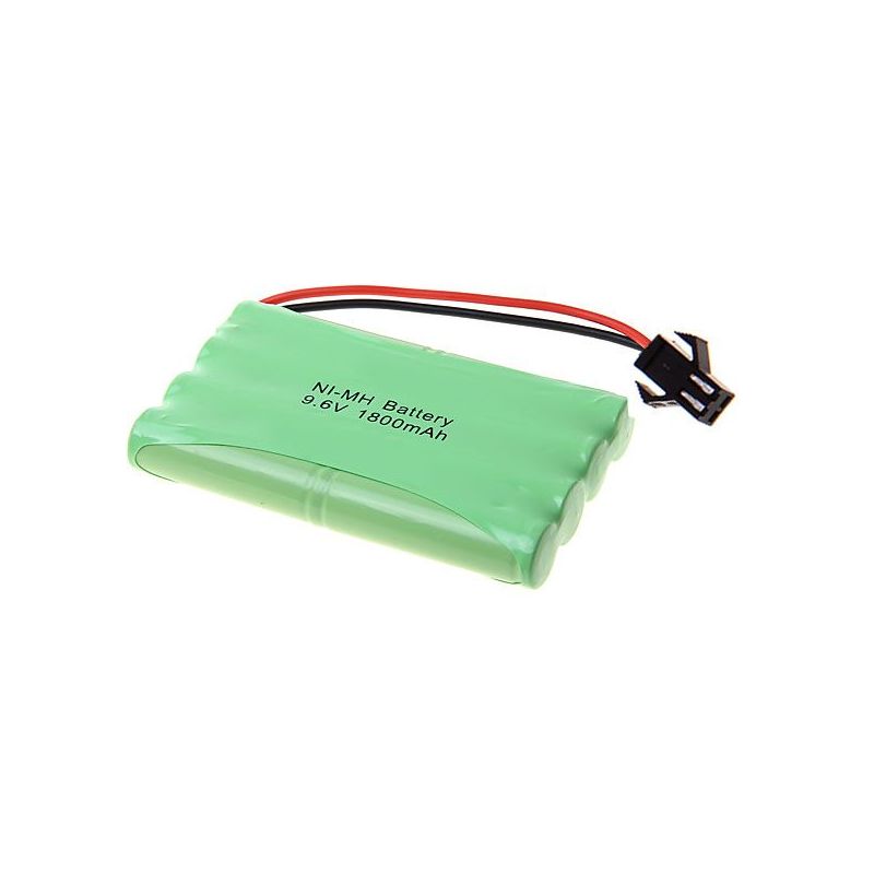 Akumulator 9.6V AA Ni-MH 1800mAh z wtyczką SM ekologiczna bateria o wysokiej pojemności do urządzeń o wysokim obciążeniu