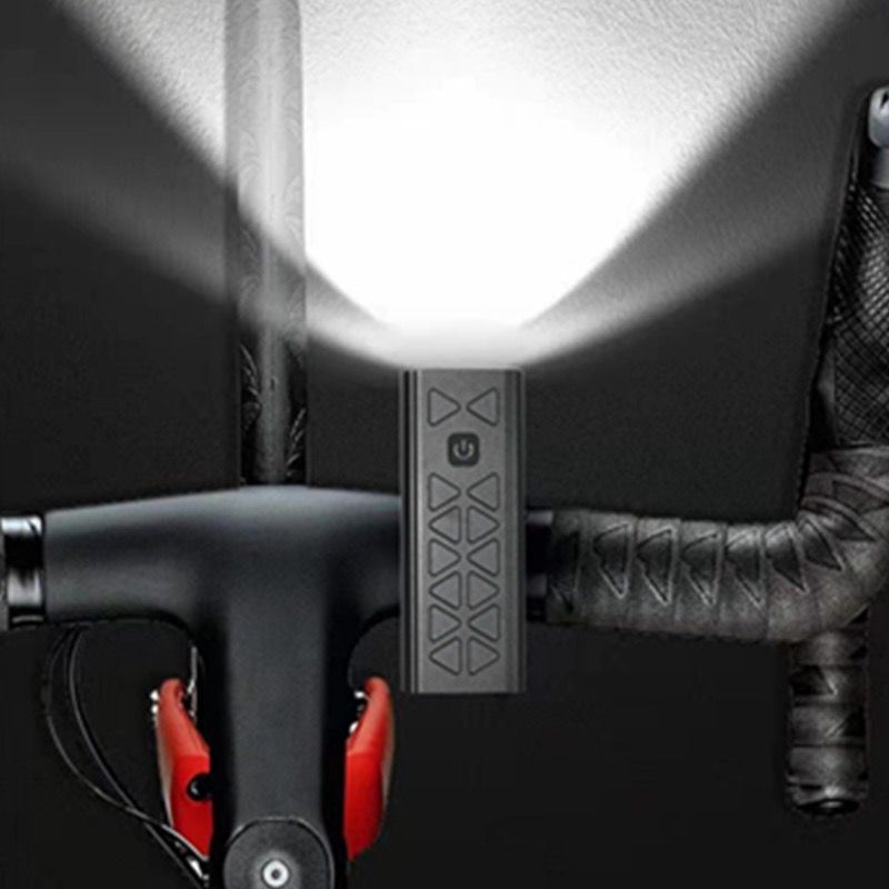 NiteBeam BR08 8LED 10000 lumenów USB akumulator ładowalna lampka rowerowa do jazdy nocą i miejskiego rowerowania