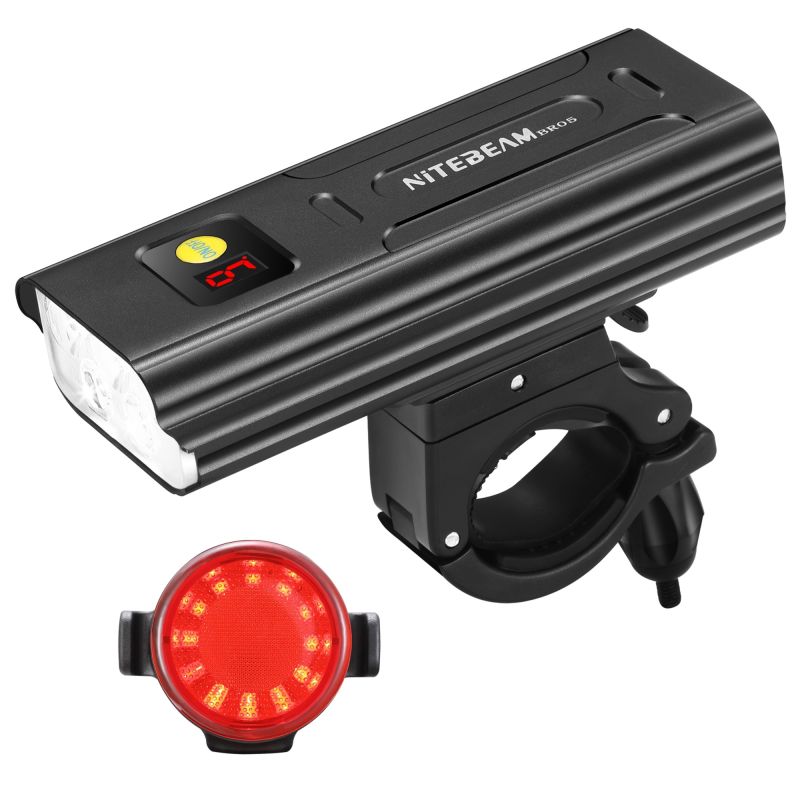 Nitebeam BR05 Przednie Światło Rowerowe 5 LED 5000 Lumenów USB Ładowanie Akcesoria Rowerowe na Nocną Jazdę