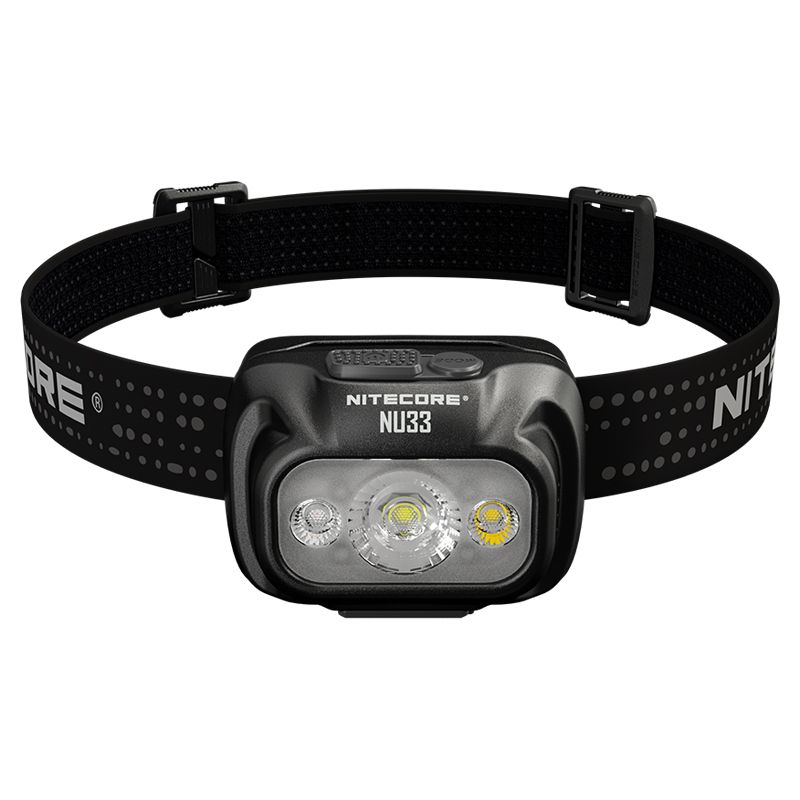 Nitecore NU33 latarka czołowa USB-C 700 lumenów lekka i wodoodporna idealna do wędrówek i kempingu