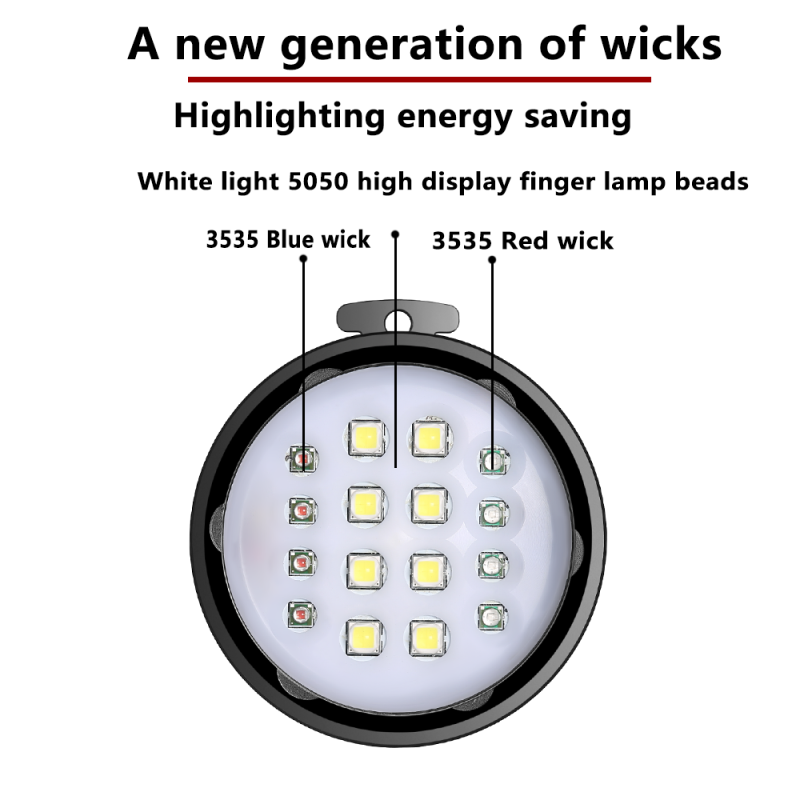 Podwodna latarka C16 LED 100M wodoodporna lampa do fotografii podwodnej idealna na przygody nurkowe
