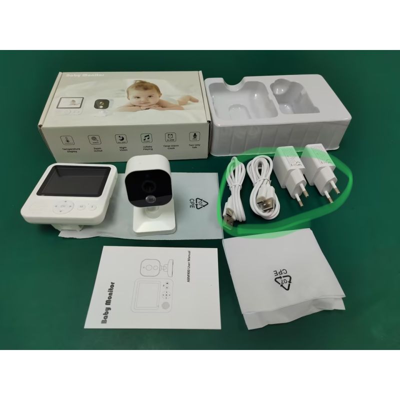 AMB900 Niania wideo 2,8-calowa 720P z 4-krotnym zoomem i noktowizją bezpieczeństwo dziecka i niezawodny sygnał