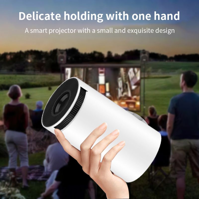 Projektor HY300 Android WiFi inteligentny przenośny projektor Full HD 1280x720P idealny do kina domowego