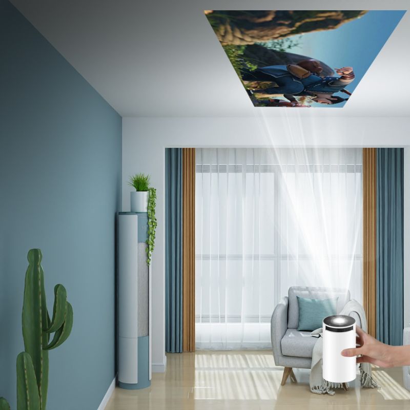 Projektor HY300 Android WiFi inteligentny przenośny projektor Full HD 1280x720P idealny do kina domowego