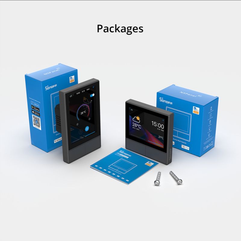 SONOFF NSPanel przełącznik inteligentny WiFi z dotykowym ekranem kompatybilny z Alexa Google Home Ewelink