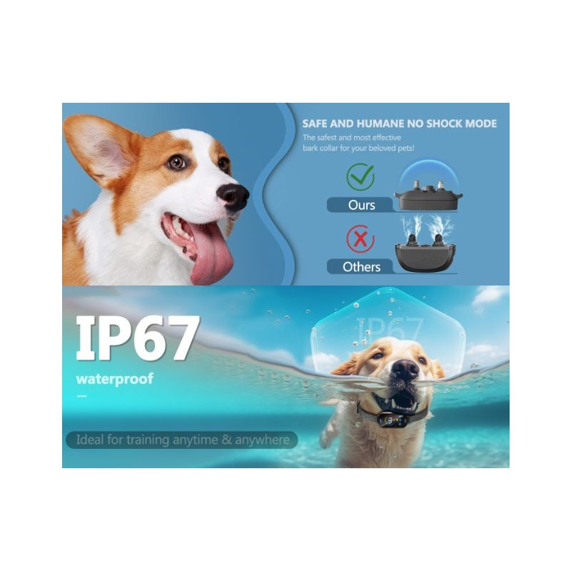 Ultradźwiękowa obroża do szkolenia psów skuteczna kontrola szczekania bezpieczne ultradźwięki dobrze dopasowana