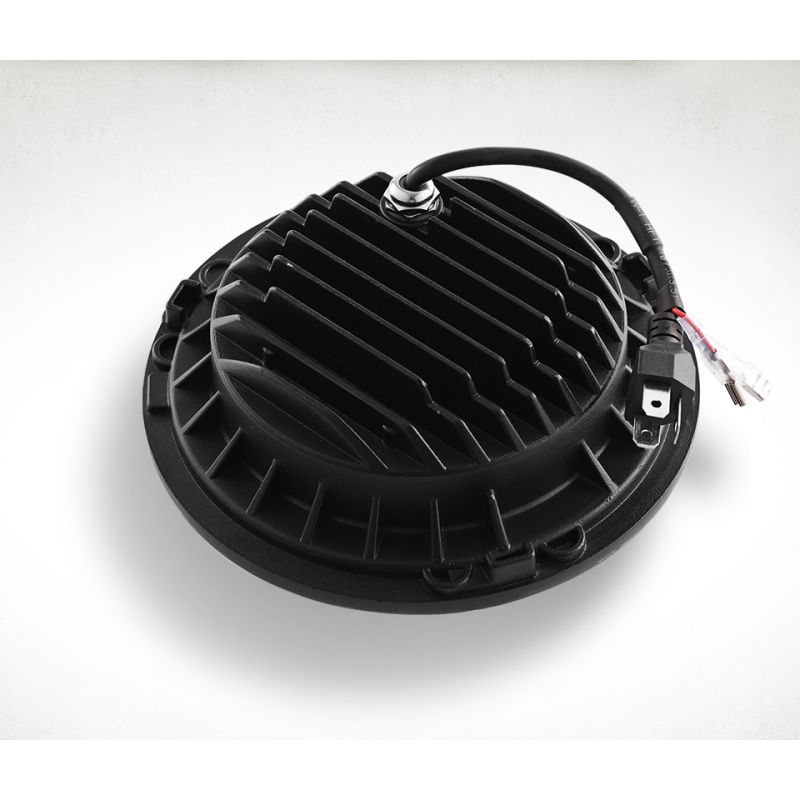 CO LIGHT Reflektor LED 7 cali H4 DRL żółte białe Angel Eye Jeep Wrangler Lada Niva 4x4 60W akcesoria