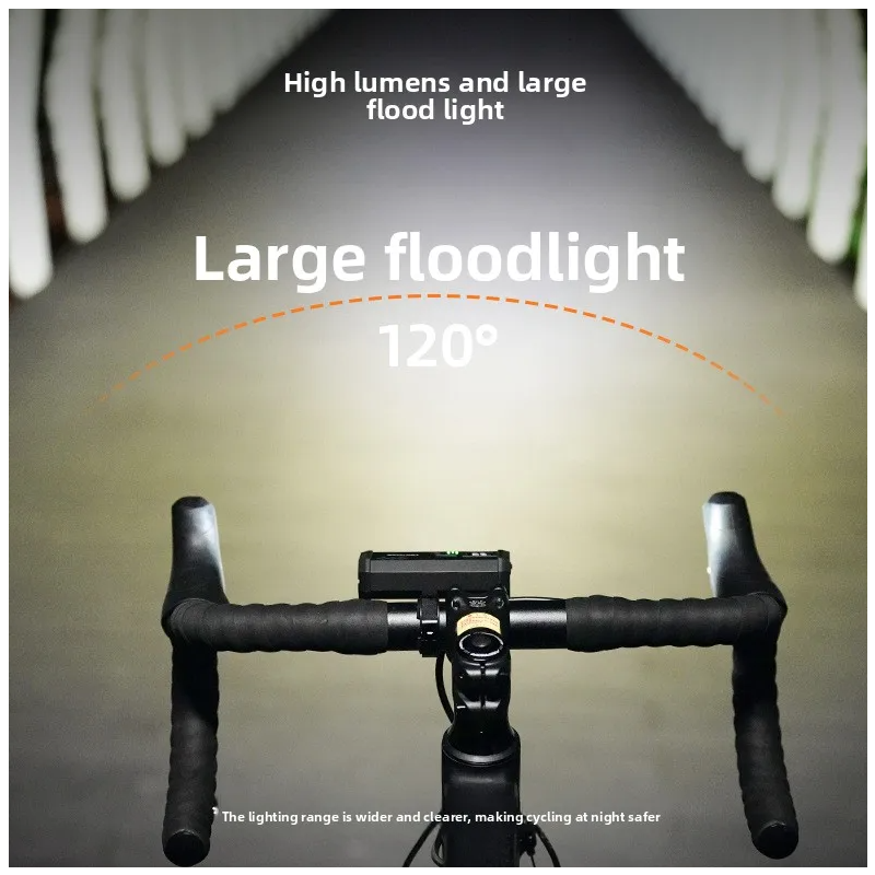 ACRUNU Lampka Rowerowa LED USB Ładowana | 4000 Lumenów, 4 Tryby | Bezpieczeństwo Jazdy