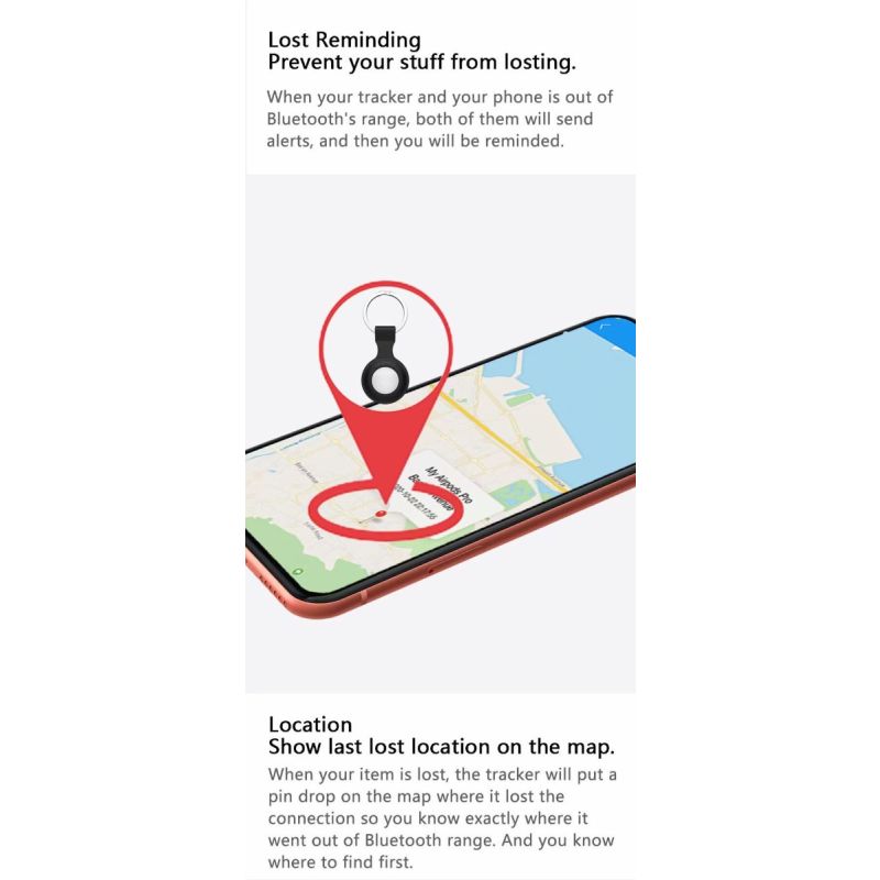 Mini lokalizator GPS Bluetooth 4.0 inteligentny śledzenie dzieci zwierząt kompaktowy design aplikacja iSearching