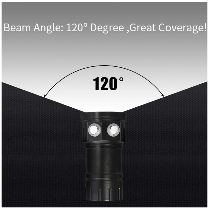 Latarka nurkowa B11 80M LED czerwone niebieskie białe światło do fotografii podwodnej i eksploracji morskiej