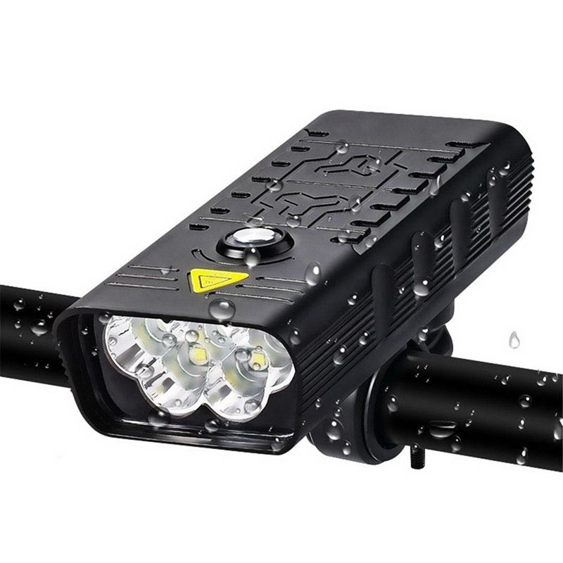 TK5 Światła Rowerowe 5x T6 5000 lumenów wodoodporne USB ładowalne do jazdy nocnej wyposażenie rowerowe