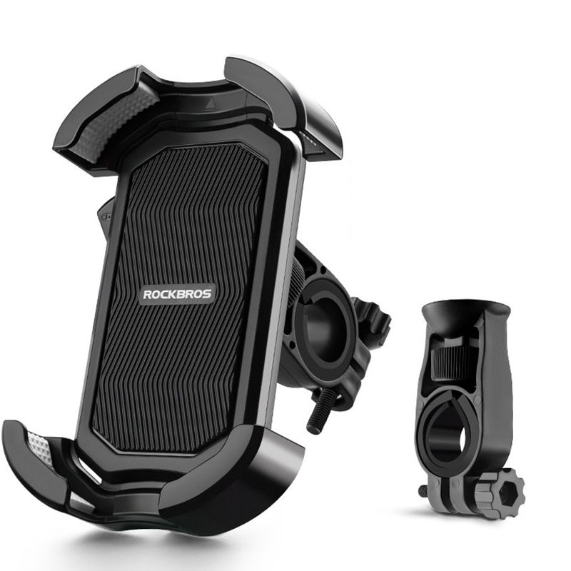 ROCKBROS uchwyt rowerowy na telefon 360° obrót odporność na wstrząsy uniwersalna kompatybilność na rower E-bike
