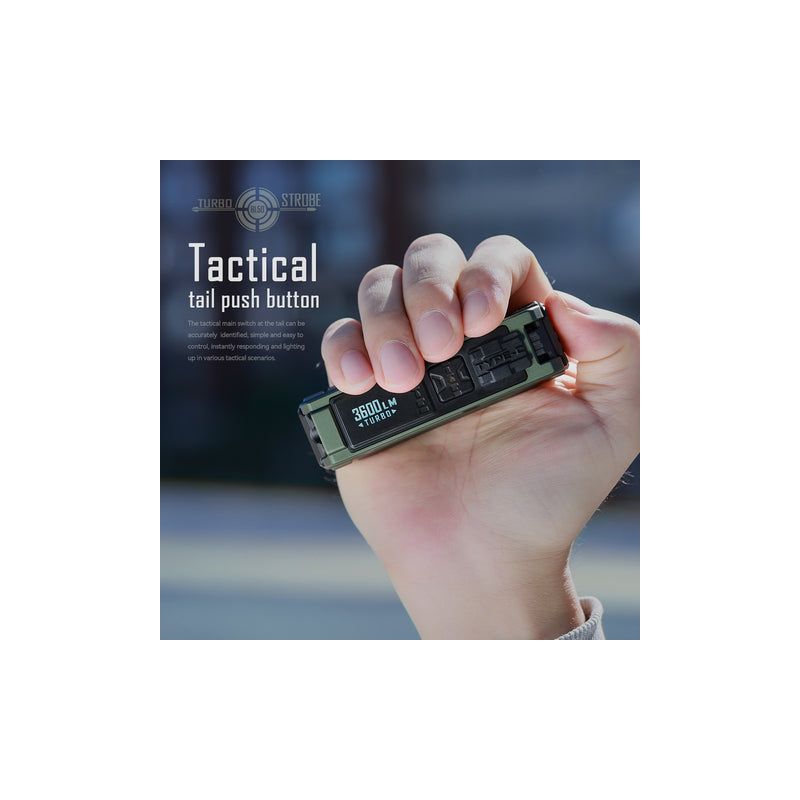 Latarka LED IMALENT BL50 3600 Lumenów ładowanie typu C kompaktowa konstrukcja idealna do przygód na świeżym powietrzu.