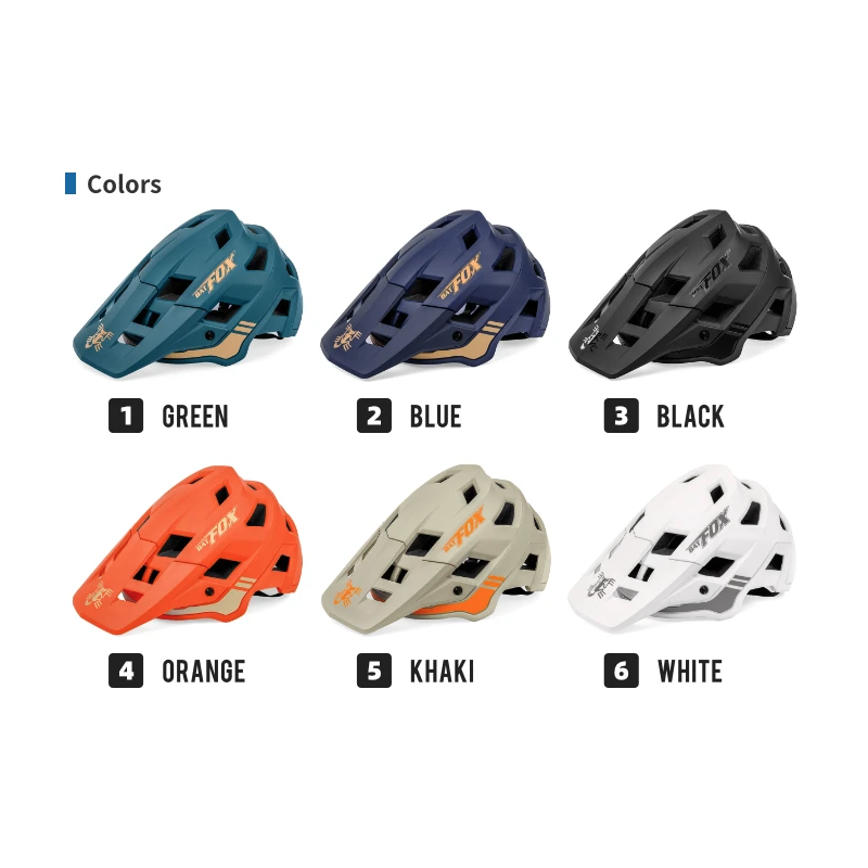Kask Rowerowy BATFOX Lekki Dla Dorosłych i Młodzieży Regulowany w Różnych Kolorach Technologia Formowania
