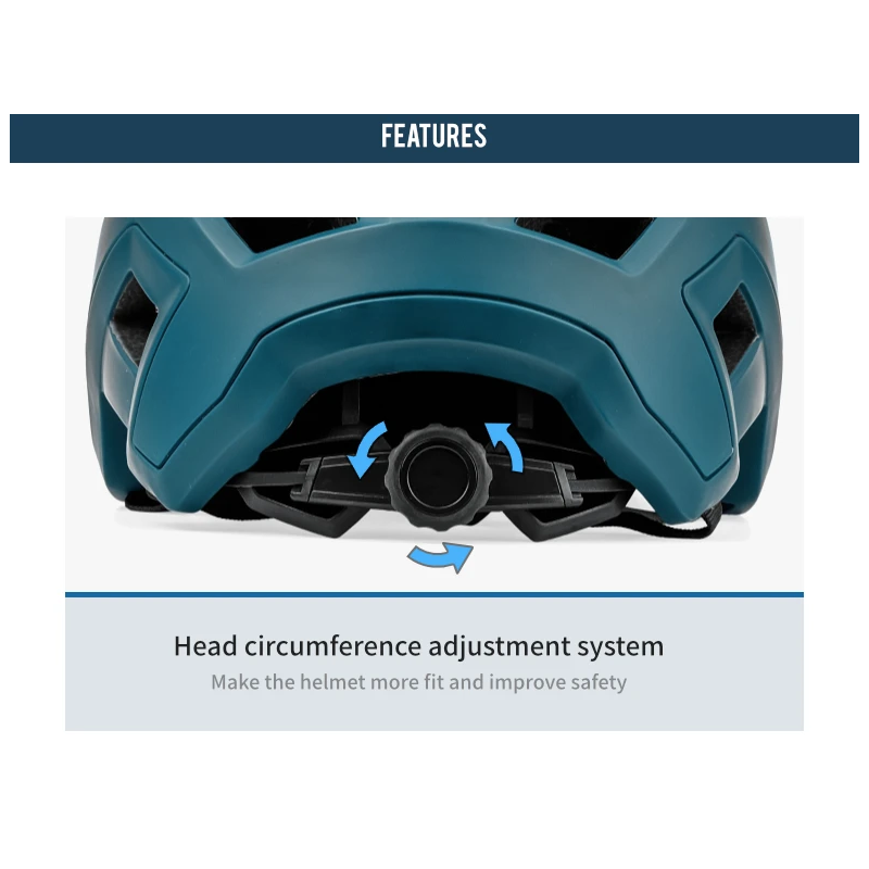 Kask Rowerowy BATFOX Lekki Dla Dorosłych i Młodzieży Regulowany w Różnych Kolorach Technologia Formowania