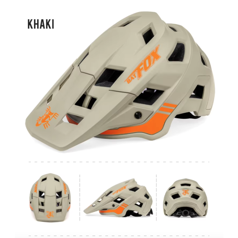 Kask Rowerowy BATFOX Lekki Dla Dorosłych i Młodzieży Regulowany w Różnych Kolorach Technologia Formowania