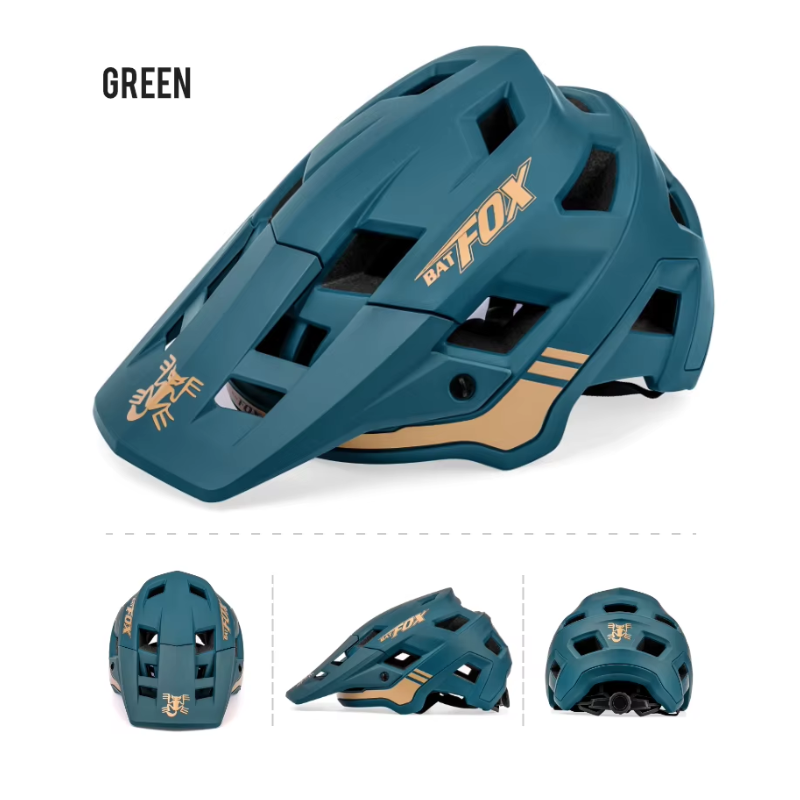 Kask Rowerowy BATFOX Lekki Dla Dorosłych i Młodzieży Regulowany w Różnych Kolorach Technologia Formowania